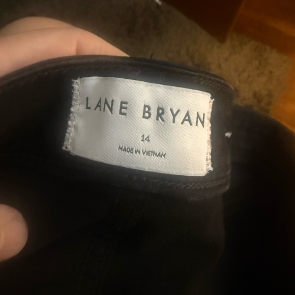 Lane Bryant Signature Fit Sateen Skinny Jean, Black Denim - Picture 8 of 10